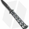 Bear & Son Large Butterfly Knife Galaxy (4" Black) 115GX