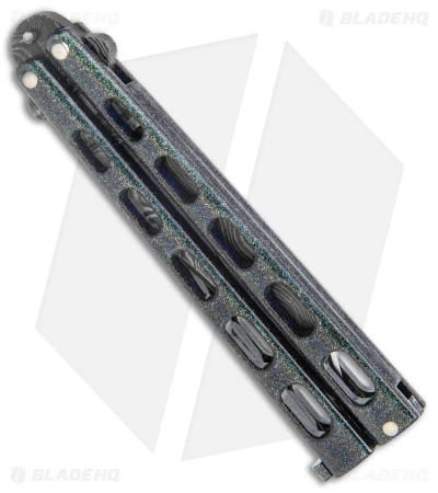 Bear & Son 114D Large Butterfly Knife Galaxy (4.25" Damascus) 114GXD 2 Bear & Son 114D Large Butterfly Knife Galaxy (4.25" Damascus) 114GXD - Image 2