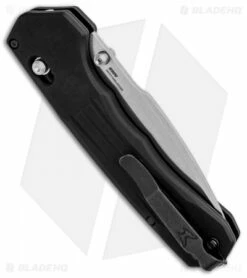Benchmade 407 Vallation AXIS-Assist Knife Black (3.7" Stonewash) -Kershaw Sales Shop Benchmade 407 Vallation AXIS Assist Black SW BHQ 84269 jr side