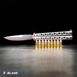 Benchmade 62 Balisong Butterfly Knife Stainless Steel (4.25" Satin) -Kershaw Sales Shop Benchmade 62 Balisong Butterfly Knife Stainless Steel BHQ11144 kp steel bullets instagram