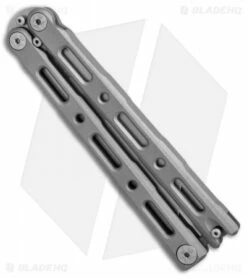 Benchmade 87 Ti Bali-Song Butterfly Knife Titanium (4.5" Satin) 7 Benchmade 87 Ti Bali-Song Butterfly Knife Titanium (4.5" Satin) -Kershaw Sales Shop Benchmade 87 Ti satin BHQ 51596 er side