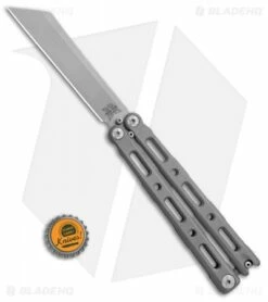 Benchmade 87 Ti Bali-Song Butterfly Knife Titanium (4.5" Satin) 8 Benchmade 87 Ti Bali-Song Butterfly Knife Titanium (4.5" Satin) -Kershaw Sales Shop Benchmade 87 Ti satin BHQ 51596 jr bottlecap