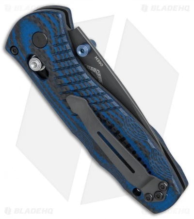 Benchmade Mini Barrage AXIS-Assist Forum Knife Blue G10/CF (Black M390) 586-1701 2 Benchmade Mini Barrage AXIS-Assist Forum Knife Blue G10/CF (Black M390) 586-1701 - Image 2