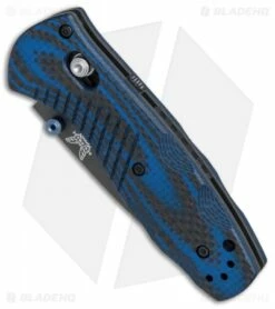 Benchmade Mini Barrage AXIS-Assist Forum Knife Blue G10/CF (Black M390) 586-1701 6 Benchmade Mini Barrage AXIS-Assist Forum Knife Blue G10/CF (Black M390) 586-1701 -Kershaw Sales Shop Benchmade Mini Barrage Forum BHQ 79854 er spine