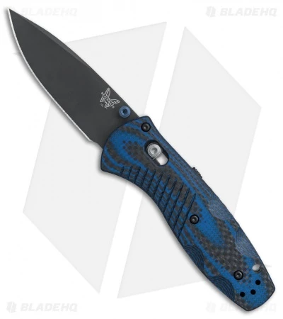 Benchmade Mini Barrage AXIS-Assist Forum Knife Blue G10/CF (Black M390) 586-1701 1 Benchmade Mini Barrage AXIS-Assist Forum Knife Blue G10/CF (Black M390) 586-1701