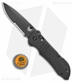 Benchmade 917SBK-1901 Triage Axis Lock Knife Black G-10 (3.4" Black Serr) 9 Benchmade 917SBK-1901 Triage Axis Lock Knife Black G-10 (3.4" Black Serr) -Kershaw Sales Shop Benchmade Triage Axis Lock black G 10 Black Serr 917SBK 1901 BHQ 105738 jr bottlecap