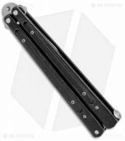 Boker Magnum Balisong Trainer Black G-10 (4.1" Satin) 01SC406SOI -Kershaw Sales Shop Boker Magnum Balisong Trainer Black G 10 01SC406SOI BHQ 99644 jr side