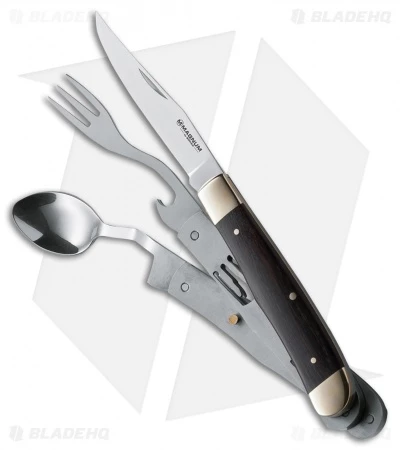 Boker Magnum Bon Appetite Knife, Spoon & Fork Set 01LL209 1 Boker Magnum Bon Appetite Knife, Spoon & Fork Set 01LL209