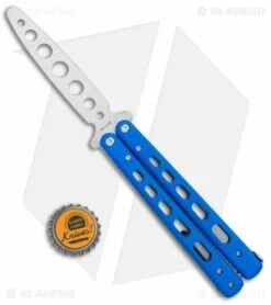 Boker Plus Balisong Trainer Butterfly Knife Blue G-10 (4" Satin) 01BO713 8 Boker Plus Balisong Trainer Butterfly Knife Blue G-10 (4" Satin) 01BO713 -Kershaw Sales Shop Boker Plus Balisong Trainer Blue Holes G 10 Satin 01BO713SOI BHQ 99634 jr bottlecap