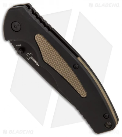 Boker Plus Gemini NGA Spring Assisted Knife Black/Coyote (3.5" Black) 01BO502 3 Boker Plus Gemini NGA Spring Assisted Knife Black/Coyote (3.5" Black) 01BO502 - Image 3