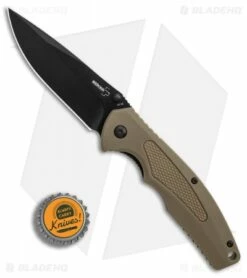 Boker Plus Gemini NGA Spring Assisted Knife Coyote (3.5" Black) 01BO501 7 Boker Plus Gemini NGA Spring Assisted Knife Coyote (3.5" Black) 01BO501 -Kershaw Sales Shop Boker Plus Gemini NGA Coyote black BHQ 80766 er bottlecap
