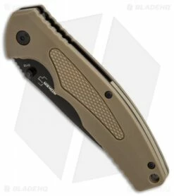 Boker Plus Gemini NGA Spring Assisted Knife Coyote (3.5" Black) 01BO501 6 Boker Plus Gemini NGA Spring Assisted Knife Coyote (3.5" Black) 01BO501 -Kershaw Sales Shop Boker Plus Gemini NGA Coyote black BHQ 80766 er spine