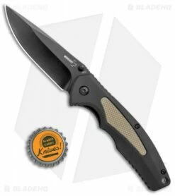 Boker Plus Gemini NGA Spring Assisted Knife Black/Coyote (3.5" Black) 01BO505 -Kershaw Sales Shop Boker Plus Gemini NGA SA Black Coyote Black 01BO505 BHQ 105722 jr bottlecap