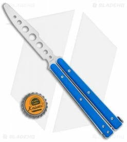 Boker Plus Mini Balisong Trainer Blue G-10 (3.25" Satin) 01BO716SOI -Kershaw Sales Shop Boker Plus Mini Balisong Trainer Blue G 10 Satin 01BO716SOI BHQ 99640 jr bottlecap