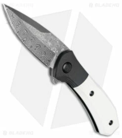 Buck Knives Buck 590 Paradigm Limited Edition Spring Assisted Knife Ivory G-10 (3" Damascus)