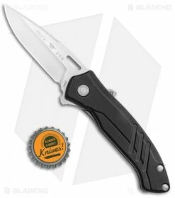Buck Knives Buck Momentum ASAP Spring Assisted Knife Black (3.125" Satin) 0294BKS1 -Kershaw Sales Shop Buck Momentum ASAP SA Black Satin 0294BKS1 BHQ 92971 jr bottlecap