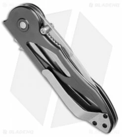 Buck Knives Tempest Liner Lock Knife Dark Gray (3.12" Satin) -Kershaw Sales Shop Buck Tempest LL Dark Gray Satin 0296GYS B BHQ 2198 jr side