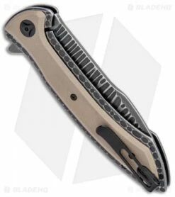 CRKT Apoc Frame Lock Knife Green G-10 (4" Black) 5380 -Kershaw Sales Shop CRKT Apoc LL Green G 10 Black SW 5380 BHQ 103936 jr side