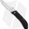 CRKT B.U.L.L. Front Flipper Liner Lock Knife Black Zytel (3" Satin) 6562