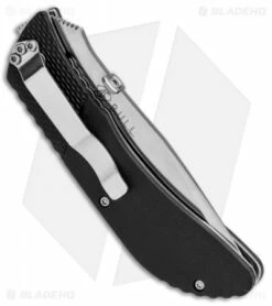 CRKT B.U.L.L. Front Flipper Liner Lock Knife Black Zytel (3" Satin) 6562 -Kershaw Sales Shop CRKT B.U.L.L. Front Flipper Black Zytel Satin 6562 BHQ 87024 jr side