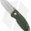 CRKT Exclusive Burnley Squid Frame Lock Knife Green Micarta (2.25" Stonewash D2)