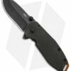 CRKT Burnley Squid Flipper Assisted Opening Knife Green Micarta (2.4" Smokewash)