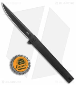 CRKT CEO Exclusive Flipper Liner Lock Knife Blackout GRN (3.25" Black D2) -Kershaw Sales Shop CRKT CEO Exclusive Flipper LL Blackout GRN Black D2 BHQ 121113 jr bottlecap