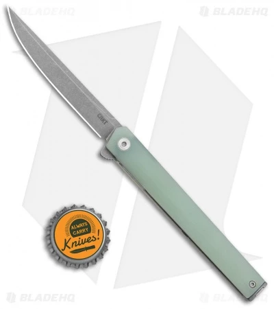 CRKT CEO Exclusive Flipper Liner Lock Knife Natural G-10 (3.25" Stonewash) 4 CRKT CEO Exclusive Flipper Liner Lock Knife Natural G-10 (3.25" Stonewash) - Image 4