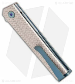 CRKT CEO Microflipper Liner Lock Knife Aluminum (2.36" Satin) -Kershaw Sales Shop CRKT CEO Microflipper LL Grayish Aluminum Satin BHQ 178654 jr side