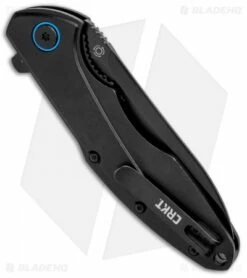 CRKT Caligo Liner Lock Flipper Knife Black Al (3.1" D2 Black) BHQ Exclusive -Kershaw Sales Shop CRKT Caligo LL Black Al Black 6215D2 BHQ 95851 jr side