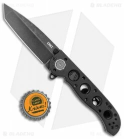 CRKT Carson M16-02DB Tanto Dead Bolt Lock Flipper Knife (3.1" Black SW) -Kershaw Sales Shop CRKT Carson M16 02DB Tanto Dead Lock Black Flipper Black SW BHQ 138923 jr bottlecap