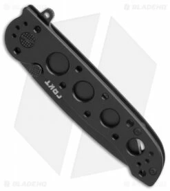 CRKT Carson M16-02KS Tanto Frame Lock Flipper Knife (3.05" Black) 6 CRKT Carson M16-02KS Tanto Frame Lock Flipper Knife (3.05" Black) -Kershaw Sales Shop CRKT Carson M16 02KS Tanto black BHQ 76687 er spine