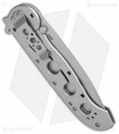 CRKT M16-04SS Stainless Steel Frame Lock Knife Tanto (3.9" Bead Blast) -Kershaw Sales Shop CRKT Carson M16 04SS SS Tanto FL Flipper BB BHQ 138967 jr side