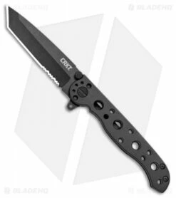 CRKT Carson M16-10KS EDC Tanto Frame Lock Knife (3" Black Serr)