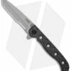 CRKT Carson M16-10Z Tanto Flipper Knife (3" Bead Blast Serr)