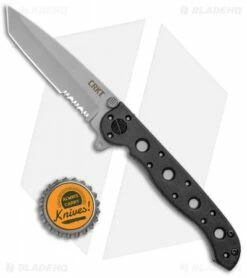 CRKT Carson M16-10Z Tanto Flipper Knife (3" Bead Blast Serr) -Kershaw Sales Shop CRKT Carson M16 10Z Tanto BB Serr M16 10Z BHQ 2709 jr bottlecap