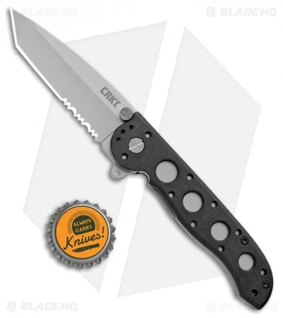 CRKT Carson M16-12Z Folding Tanto Flipper Knife Zytel (3" Bead Blast Serr) 4 CRKT Carson M16-12Z Folding Tanto Flipper Knife Zytel (3" Bead Blast Serr) - Image 4