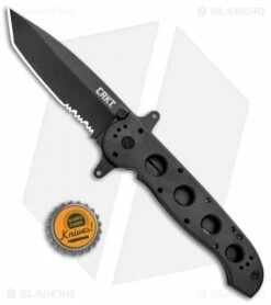 CRKT Carson M16-14SF Special Forces Folding Tanto Knife (3.875" Black Serr) -Kershaw Sales Shop CRKT Carson M16 14SF Special Forces Folding Tanto Black Serr BHQ 6703 jr bottlecap