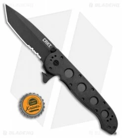CRKT Carson M16-14ZLEK Tanto Liner Lock Knife (3.75" Serr) -Kershaw Sales Shop CRKT Carson M16 14ZLEK Tanto LL Serr BHQ 8897 jr bottlecap