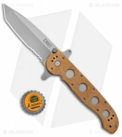 CRKT Carson M16-14ZSF Tanto Flipper Knife Desert Tan (3.875" Bead Blast Serr) -Kershaw Sales Shop CRKT Carson M16 14ZSF Tanto Desert Tan BB Serr BHQ 7950 jr bottlecap