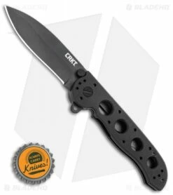 CRKT Carson M21-02G Flipper Knife Black G-10 (3" Black) -Kershaw Sales Shop CRKT Carson M21 02G Flipper Knife Black G 10 3 Gray BHQ 3171 LS Bottlecap