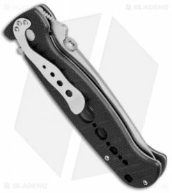 CRKT Crawford Falcon Liner Lock Knife Black Zytel (3.875" Satin Serr) 6243 6 CRKT Crawford Falcon Liner Lock Knife Black Zytel (3.875" Satin Serr) 6243 -Kershaw Sales Shop CRKT Crawford Falcon LL Black Zytel Satin Serr 6243 BHQ 75700 jr side