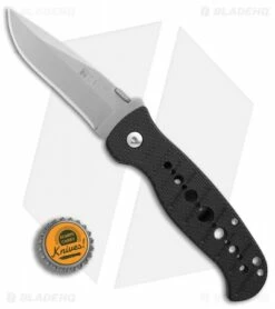 CRKT Crawford Falcon Liner Lock Knife Black Zytel (3.875" Satin) 6232 7 CRKT Crawford Falcon Liner Lock Knife Black Zytel (3.875" Satin) 6232 -Kershaw Sales Shop CRKT Crawford Falcon black zytel satin BHQ 76310 er bottlecap