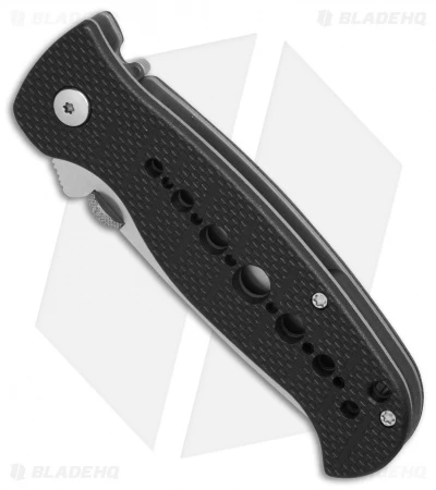CRKT Crawford Falcon Liner Lock Knife Black Zytel (3.875" Satin) 6232 3 CRKT Crawford Falcon Liner Lock Knife Black Zytel (3.875" Satin) 6232 - Image 3