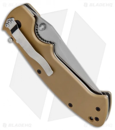 CRKT Crawford Kasper Liner Lock Knife Tan Zytel (3.75" Satin) 6773D 3 CRKT Crawford Kasper Liner Lock Knife Tan Zytel (3.75" Satin) 6773D - Image 3