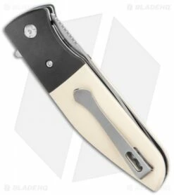 CRKT Curfew Spring Assisted Knife White Fiber/Black Aluminum (3.1" Satin) -Kershaw Sales Shop CRKT Curfew REsin Handle LL DP Satin BHQ 138959 jr side