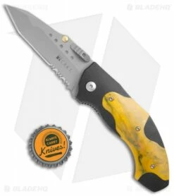 CRKT Elishewitz Horus Spring Assisted Knife Orange/Black (3.125" BB Serr) 1151 -Kershaw Sales Shop CRKT Elishewitz Horus SA Orange Black BB Serr 1151 BHQ 68642 jr bottlecap