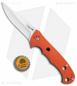 CRKT Hammond Cruiser LAWKS Liner Lock Knife Orange (3.75" Satin) 7904OR -Kershaw Sales Shop CRKT Hammond Cruiser Orange CR7904OR BHQ 87147 jr bottlecap 2