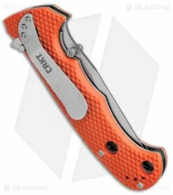 CRKT Hammond Cruiser LAWKS Liner Lock Knife Orange (3.75" Satin) 7904OR -Kershaw Sales Shop CRKT Hammond Cruiser Orange CR7904OR BHQ 87147 jr side 2