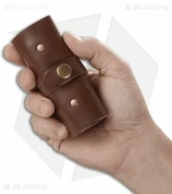 CRKT Wu Hex Bit Driver Tool Roll - Leather/Brass 9911 -Kershaw Sales Shop CRKT Hex Bit Driver Tool Roll Leather Brass 9911 BHQ 119373 jr size